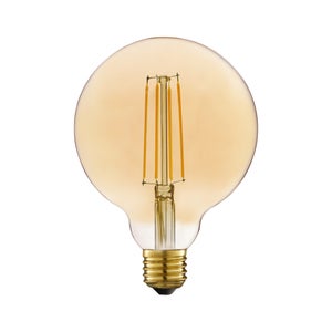 Ampoule led globe 125mm e27 7,8w=60w 806lm 2700k ambre LEXMAN