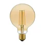 Ampoule led globe 95mm e27 7,8w=60w 806lm 2700k ambre LEXMAN