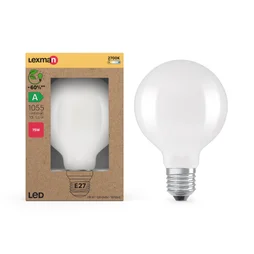 Ampoule led globe 95mm e27 4,9w=75w 1055lm depolie 2700k classe a lxm