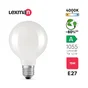 Ampoule led globe 95mm e27 4,9w=75w 1055lm depolie 4000k classe a lxm