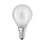 Ampoule led sphérique E14 3,8w=60w 806lm dépolie 2700k classe A LEXMAN
