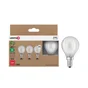 Ampoule led spherique e14 3,8w=60w 806lm depolie 4000k classe a x3 lxm