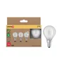 Ampoule led spherique e14 3,8w=60w 806lm depolie 2700k classe a x3 lxm