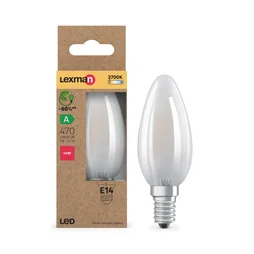 Ampoule led à filament E14, 470lm = 40W, LEXMAN