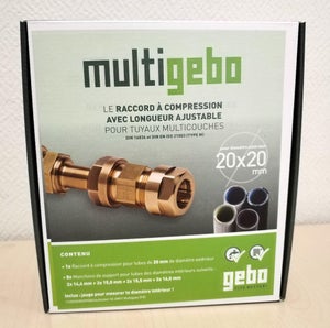 Raccord à compression, MULTICOUCHES 20 mm
