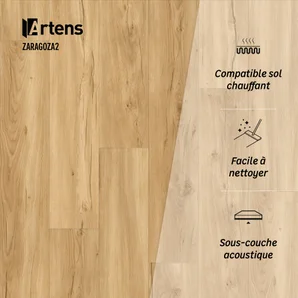 Lame PVC clipsable intenso sous-couche intégrée, ARTENS Zaragoza
