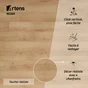 Sol stratifié intenso ARTENS DESIGN weeneen, l.19.2 cm, Ep.8 mm, 1,97m2