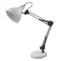 Lampe bureau ennis e27 h55 metal blanc inspire