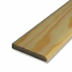 Couvre joint en pin 1 bord arrondi 240 x 20 x 6 mm
