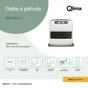 Poêle à pétrole à injection électronique QLIMA SRE 4035 C, 3.5 kw