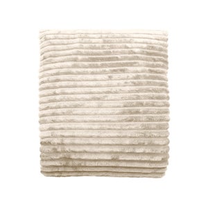 Plaid Lena, taupe trench 5 l.130 x L.170 cm INSPIRE 
