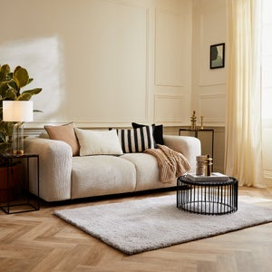 Plaid Lena, taupe trench 5 l.130 x L.170 cm INSPIRE 