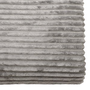 Plaid Lena, gris l.200 x L.220 cm INSPIRE