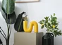 Lampe à poser POP S E27 céramique jaune