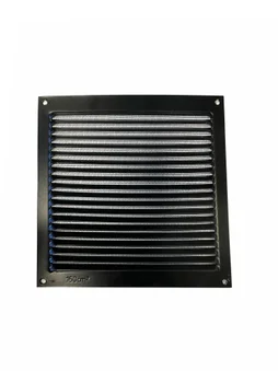Grilles d'aeration aluminium vernis, L.17 x l.17 cm