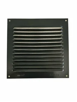Grilles d'aeration aluminium vernis, L.15 x l.15 cm