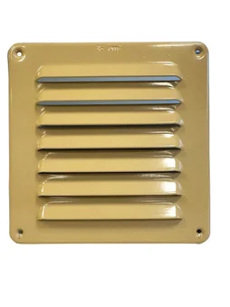 Grilles d'aeration aluminium vernis, L.15 x l.15 cm