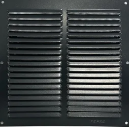 Grilles d'aeration aluminium vernis, L.20 x l.20 cm