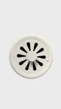 Grilles d'aeration aluminium vernis, L.8 x l.10 cm Diam.10 cm