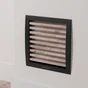 Grilles d'aeration aluminium vernis, L.17 x l.17 cm