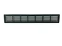 Grilles d'aeration aluminium vernis, L.48 x l.48 cm