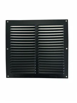 Grilles d'aeration aluminium vernis, L.20 x l.20 cm