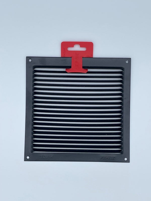 Grilles d'aeration aluminium vernis, L.17 x l.17 cm