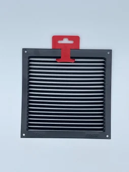 Grilles d'aeration aluminium vernis, L.17 x l.17 cm