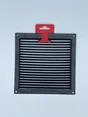 Grilles d'aeration aluminium vernis, L.17 x l.17 cm