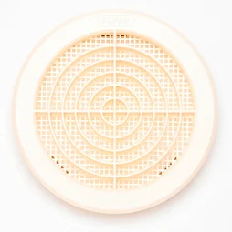 Grilles d'aeration abs verni, L.14.7 x l.14.7 cm Diam.12.5 cm