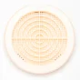 Grilles d'aeration abs verni, L.14.7 x l.14.7 cm Diam.12.5 cm