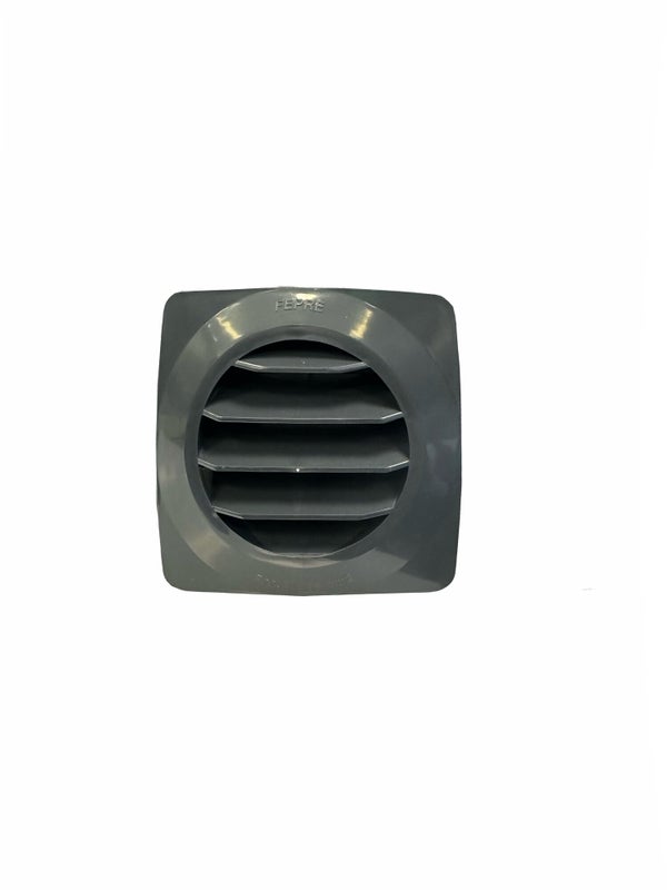 Grilles d'aeration abs verni, L.12.5 x l.12.5 cm Diam.10 cm