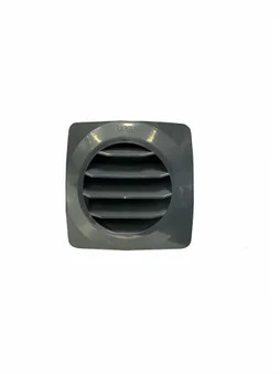 Grilles d'aeration abs verni, L.12.5 x l.12.5 cm Diam.10 cm
