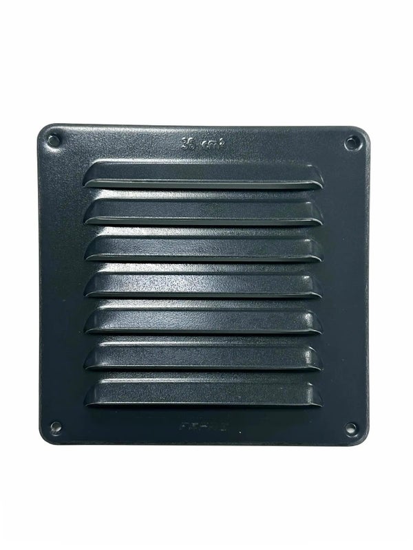 Grilles d'aeration aluminium vernis, L.15 x l.15 cm