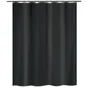 Rideau de douche 120 x 200 cm noir MSV