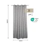 Rideau tamisant INSPIRE Jaxon, 140 x 280 cm, cool 4 paris 1 gris