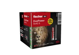 Lot de 60 chevilles FISCHER DuoPower 8 mm x 40 mm S