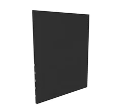 Plaque de protection murale Unie, DIXNEUF, l.81 cm x H.100 cm noir