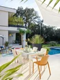 Fauteuil de jardin en polypropylène, FADO EZPELETA, moutarde