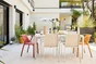 Fauteuil de jardin en polypropylène, FADO EZPELETA, rouge