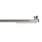 Kit de tringle à rideau Porte nickel 120 cm