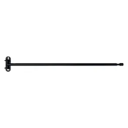 Kit de tringle à rideau Porte Diam.13 mm noir 60 à 100 cm