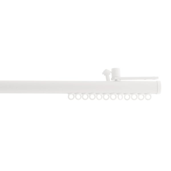Kit de tringle à rideau Porte blanc 120 cm