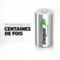 Lot De 2 Piles Rechargeable Lr14, 2200 Mah, Energizer