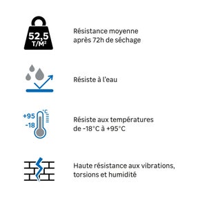 Colle de fixation MS polymere AXTON, 290ml, 464g