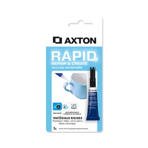 Colle de réparation AXTON Rapid Glue gel tube 3g