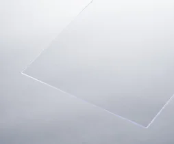 Plaque polyéthylène transparente Lisse L.200 x 100 cm x Ep 5 mm