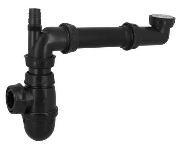 Siphon recyclé pour évier / lavabo, NICOLL diam.32 mm
