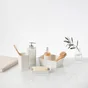 Lot de 4 accessoires à poser TATAY Bohol plastique blanc