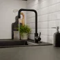 Mitigeur de cuisine, Indus, DELINIA noir